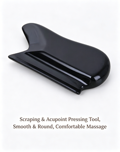 Ensemble d'outils Gua Sha en pierre de Bian naturelle pour le massage du visage, du corps, des pieds, du cou, du dos et du cuir chevelu - Product Image 1