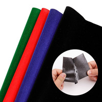 Prix 97 GSM auto-adhésif daim Polyester + Nylon boîte à bijoux tissu autocollant pour boîte à bijoux cahier chapeau téléphone étui couverture sac