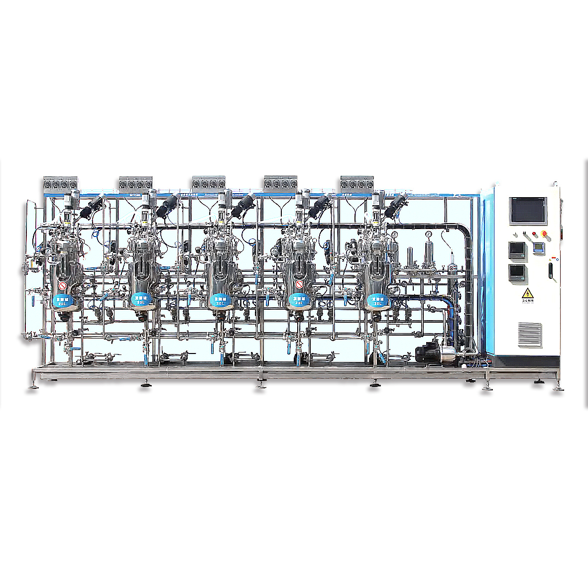 Ферментер для производства дрожжей, многокомпонентная экспериментальная ферментная система 50 л 30 л