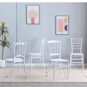 Chaise de salle à manger d'extérieur en plastique PP bon marché, chaises modernes durables pour banquets, réceptions, mariages, hôtels, mobilier commercial - Product Image 3