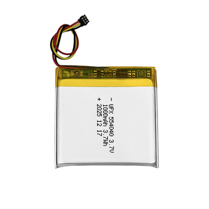 Перезаряжаемый литий-полимерный аккумулятор UFX 554040 3.7В 1000мАч, литий-ионные аккумуляторы в мягкой упаковке - Product Image 1