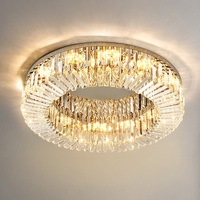 Plafonnier moderne BGST, plafonnier LED, luxe moderne, luminosité réglable, éclairage décoratif pour la maison, luminaire suspendu en cristal K9