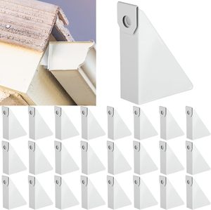 Cale de drainage en aluminium <span class=keywords><strong>blanc</strong></span> sur mesure pour drain de pluie de 5 pouces, pour le nivellement du drain de pluie en cas d'angle de façade. - Product Image 1