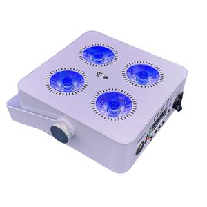 RGBWA UV 6IN1 4x18W Luz par inalámbrica alimentada por batería Wifi <span class=keywords><strong>DMX</strong></span> LED Uplight up Lights para eventos de teatro 10PCS + CASE - Product Image 6