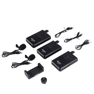 Piccolo ape C in metallo senza fili Lavalier microfono a condensatore interviste all'aperto Live Streaming Video Shooting per fotocamera DSLR telefono - Product Image 1
