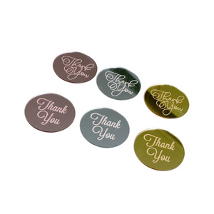 ของตกแต่งคัพเค้กอะคริลิคทรงกลมลายเลเซอร์รูปน้ำผึ้งและน้ำหวาน พร้อมข้อความขอบคุณ สำหรับวันขอบคุณพระเจ้าและวันครู - Product Image 5