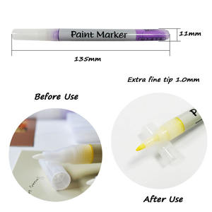 Stylo marqueur à séchage rapide pour dessin et peinture, double ligne, surligneur, ensemble de papeterie pour enfants - Product Image 3