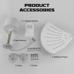 AN-Q60ใหม่5G เสาอากาศกลางแจ้งแบบโค้งกว้าง698-6000MHz 27DBi MIMO เสาอากาศกลางแจ้งสำหรับอินเทอร์เน็ตในบ้าน5G - Product Image 6