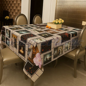 Prezzo a buon mercato di plastica tovaglia matrimonio Pvc impermeabile copertura della tavola tessuto rotolo e tovaglia tessuto non tessuto - Product Image 2