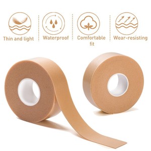 1 Rollo de Cinta Adhesiva Invisible de Espuma Antiabrasión para Pies, Protector de Talón Antideslizante, Cinta Protectora de Dedos de EVA Elástica y Gruesa - Product Image 4