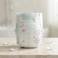 Kaida Premium Einweg-Babywindeln mit Zellstoffmaterial, Bedruckt, Hypoallergen, Weich, Atmungsaktiv, 3D-Auslaufschutz, Wiederverschließbar