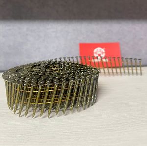 Clavos en rollo galvanizados amarillos resistentes a la oxidación de 2.1x32mm para la fabricación de palets de madera, precio económico desde Vietnam - Product Image 6