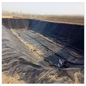 Géomembrane HDPE vierge lisse, matériau première qualité, revêtement imperméable pour décharges, digesteurs de biogaz, traitement des eaux usées, bassins piscicoles et crevettiers - Product Image 2