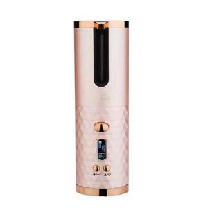 Cordless Automatic Hair Curler With Lcd Display Gray White Usb Rechargeable For Dry And Wet Hair - Product Image 4