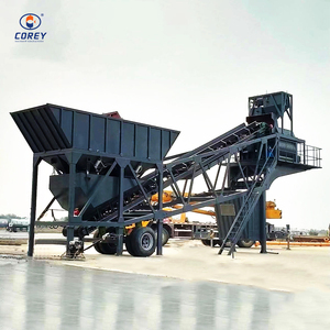 เครื่องผสมคอนกรีตผสมปูนแบบพกพา60m3h โรงงานผสมคอนกรีตซีเมนต์ - Product Image 4