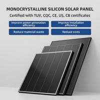 Modules photovoltaïques monocristallins HJT de type N 450W/460W, panneaux solaires demi-cellules pour centrales photovoltaïques, Chine