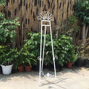 Chevalet en <span class=keywords><strong>fer</strong></span> forgé <span class=keywords><strong>de</strong></span> style européen, support <span class=keywords><strong>de</strong></span> présentation pour accessoires <span class=keywords><strong>de</strong></span> mariage, support pour peinture à l'huile et croquis, cadre <span class=keywords><strong>de</strong></span> support pour panneaux KT - Product Image 3