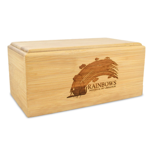 Toptan Hayvan Evcil Hayvan Urnleri Köpek Anıt Kutusu Tabutlar ve Cenaze Sandıkları Evcil Hayvan Külleri için Urn Kremasyon Urn Evcil Hayvan Tabutları Bambu Dikdörtgen - Product Image 1