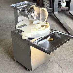 Diviseur de pâte automatique pour boulangerie, pizza, tortilla, hamburger, <span class=keywords><strong>pain</strong></span>, machine à faire des boules de pâte, machine à couper et arrondir la pâte - Product Image 6