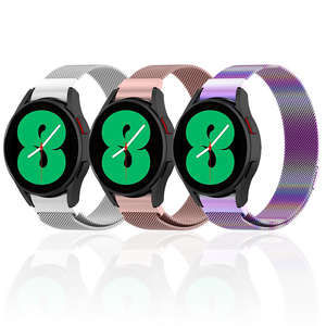 Pour Samsung <span class=keywords><strong>Galaxy</strong></span> <span class=keywords><strong>Watch</strong></span> <span class=keywords><strong>4</strong></span> <span class=keywords><strong>20mm</strong></span> <span class=keywords><strong>Bracelet</strong></span> de montre magnétique de luxe en acier inoxydable <span class=keywords><strong>Bracelet</strong></span> réglable pour hommes cadeau - Product Image 3