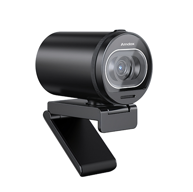 Amdox 4K Ultra HD USB CMOS Sensor PDAF Autofocus 1080P 8MP 73 FOV Streaming Webcam with Noise Reduction Mics-Stock