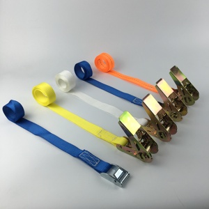 Sangles d'arrimage à cliquet sans fin de 25 mm x 4,8 m, sangles de fixation à cliquet légères - Product Image 3