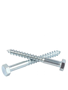 Vis autotaraudeuses à tête hexagonale <span class=keywords><strong>en</strong></span> acier au carbone zingué, tailles M6 à M12, pour le travail <span class=keywords><strong>de</strong></span> <span class=keywords><strong>menuiserie</strong></span> et d'aménagement <span class=keywords><strong>de</strong></span> meubles - Product Image 3