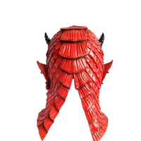 Coffre-fort Non toxique Diablo Belial Casque Réaliste le Seigneur des Mensonges Belial Masque Mal Effrayant Démon Masque Halloween Jeu Maniac Cosplay