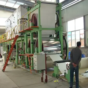 Ncr máquina de fabricação de papel com o método de revestimento do faca de ar e macia máquina de pressão