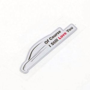 Venta Directa de Fábrica, Calcomanía de PVC Personalizada para Autos, Adhesivo Decorativo para Parachoques y Parabrisas - Product Image 2