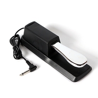 Bonne qualité et prix Accessoires d'instruments Pédale de sustain de piano numérique pour clavier Midi Structure interne avancée électrique