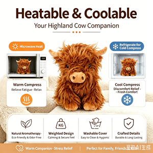 Vente en gros usine – Jouet anti-stress en peluche lesté, multi-styles animaux, avec remplissage de granulés, logo personnalisé, cadeau pour enfants et adultes - Product Image 1