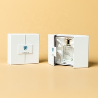 Boîte cadeau rigide à double porte haut de gamme, couvercle personnalisé avec logo imprimé, emballage en carton de luxe avec aimant, cosmétiques, soin de la peau mat