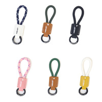 TOLKA Nouveau Porte-clés Exquis en Polyester, Art Moderne, à Suspendre, DIY, Petit Pendentif pour Sac, Clé de Voiture, Impression Personnalisée, Modèle TKHYXGS