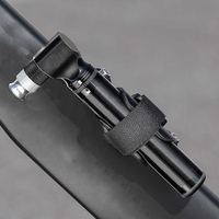Smart 160psi Frame-Mounted Lightweight 65g Portable Aluminum Alloy Mini Cycling Pump Presta/Schrader Valves for Bike Tire