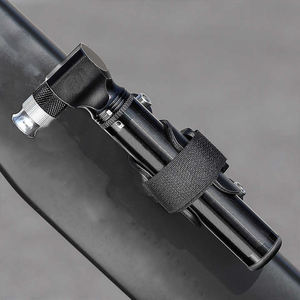 Bomba de ciclismo portátil de 160PSI, mini Inflador de neumáticos de <span class=keywords><strong>bicicleta</strong></span> de <span class=keywords><strong>aluminio</strong></span> con válvulas Presta y Schrader para inflado manual de <span class=keywords><strong>bicicleta</strong></span> - Product Image 6