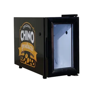 Vanace SC08 1-Tür 8L Milchkühlschrank Tischplatte Minikühlschrank mit Schloss