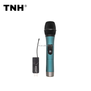 Micrófono Inalámbrico UHF de Mano TNH USB13, Receptor USB, Micrófono Inalámbrico para Exteriores, Micrófono para Conferencias, Karaoke - Product Image 1
