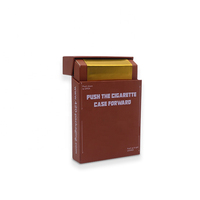 Caja de Cigarrillos Vacía con Tapa Abatible, Segura para Niños, Personalizada, Impresa, de Cartón, para Conos Pre-Enrollados