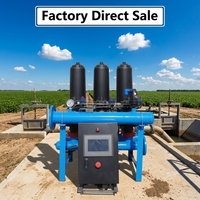 Filtre à disque laminé à lavage automatique pour sédiments, idéal pour l'irrigation agricole par aspersion et goutte-à-goutte, garantie 1 an