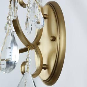 Lámpara de Pared de Cobre Estilo Retro Francés, Lámpara de Pared de Lujo con Cristal K9 para Sala de Estar, Dormitorio, Estudio, Pasillo, Lámpara de Latón para Espejo - Product Image 2