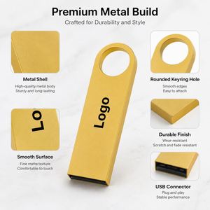 Memoria USB Promocional con Logotipo Personalizado, Venta al por Mayor, Anillo Metálico, 4GB 8GB 16GB 32GB 64GB 128GB, Regalo Empresarial - Product Image 4