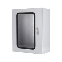 Boîte de distribution avec fenêtre transparente, boîte de commande, boîte d'instruments industriels, boîte électrique personnalisée, 100A 220V/380V