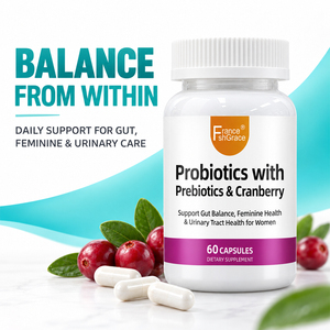 Nutracéuticos Shecome, Probióticos y Prebióticos, Fabricante de Productos para la Salud Digestiva y Urinaria, 60 Cápsulas de Probióticos y Prebióticos con Arándano - Product Image 3