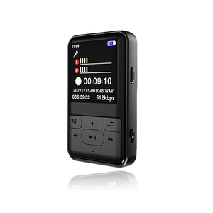 Lecteur audio numérique compact avec logo personnalisé, boîtier métallique, qualité sonore HiFi, lecteur de musique sans perte pour la course à pied, la gym et les accessoires de fitness - Product Image 2