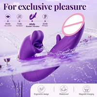 USB-betriebener G-Punkt-Vibrator für Frauen mit 7 Klopf- und 5 Leck-Saug-Modi, Rosen-Vibrator & Dildo-Typen