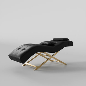 เตียงเสริมความงามโค้งรับสรีระ รุ่นใหม่ ขายดี หรูหรา หนังสังเคราะห์ พร้อมฟังก์ชั่นนวด ต่อขนตา สักคิ้ว ทำทรีทเมนท์หน้า - Product Image 1