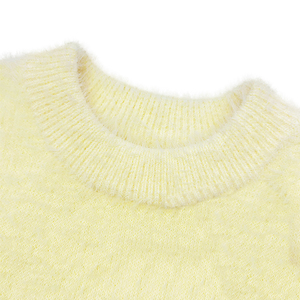 <span class=keywords><strong>Pull</strong></span> décontracté en <span class=keywords><strong>mohair</strong></span> à col ras du cou pour femmes, <span class=keywords><strong>pull</strong></span> d'automne en tricot à motif uni, <span class=keywords><strong>pull</strong></span> pour femme, tricots manufacturés - Product Image 6