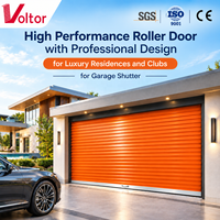 Porte à enroulement haute performance au design professionnel pour résidences de luxe et clubs, idéale pour volets de garage