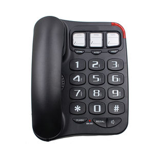 <span class=keywords><strong>Téléphone</strong></span> à gros boutons fantaisie meilleure vente 2021, ensemble téléphonique de maison à cordon, avec urgence et braille pour les <span class=keywords><strong>personnes</strong></span> âgées - Product Image 3